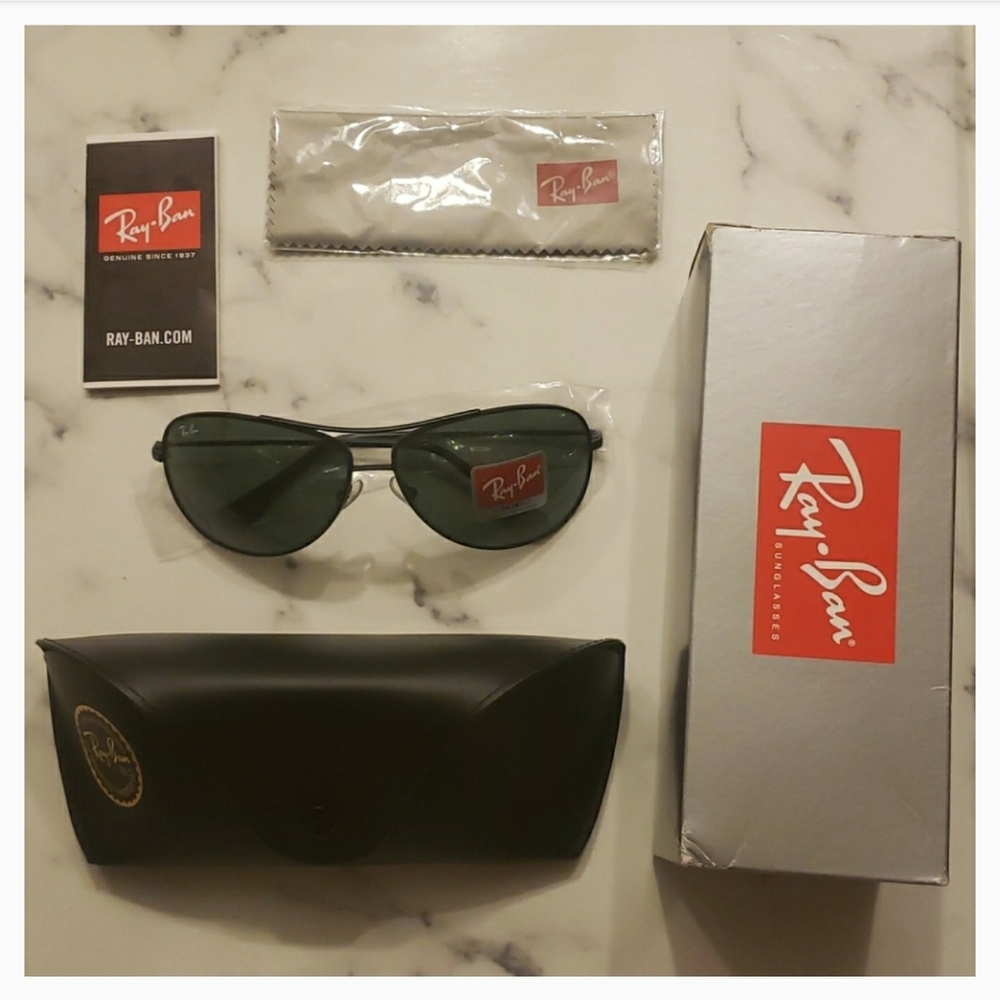 Ray-Ban RB3293 Black Aviator Sunglasses 006/71
